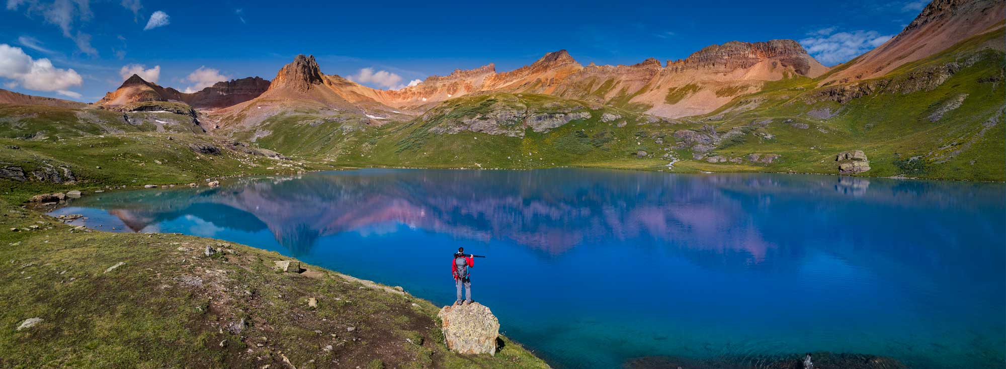 Ice Lake Colorado Hiker David Balyeat