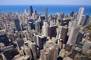 Chicago skyline SkyDeck Lake Michigan high-definition HD professional landscape photography