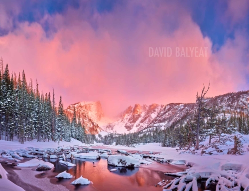Dream Lake Winter Sunrise