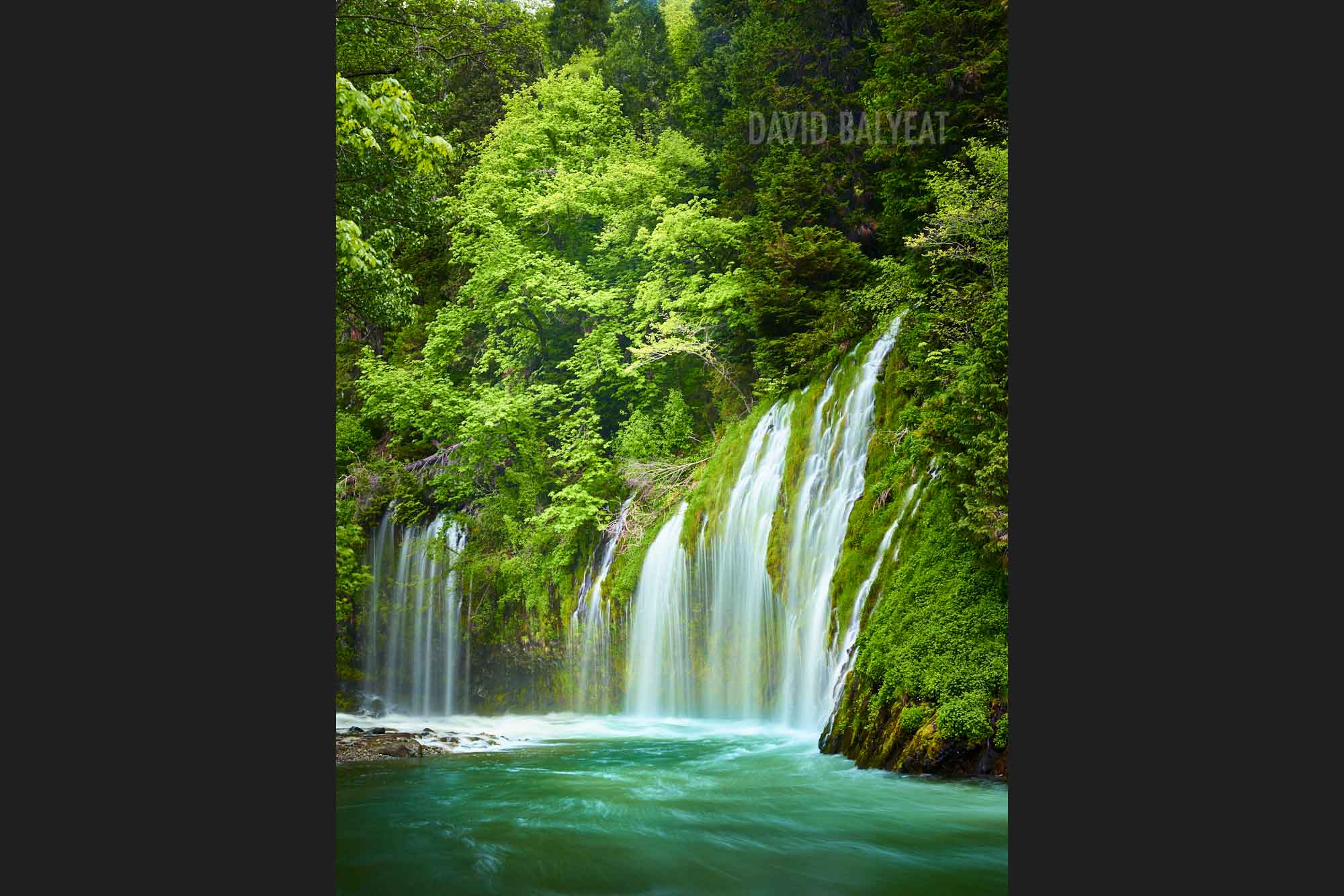 Mossbrae Falls Norther California vertical high-definition HD professional landscape photography
