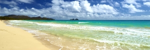 Waimanalo Beach Park Oahu Hawaii panoramic high definition HD professional landscape photography